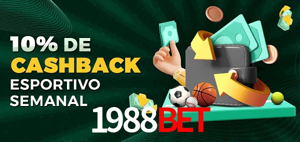 10% de bônus de cashback na 1988bet